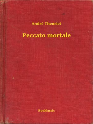 cover image of Peccato mortale